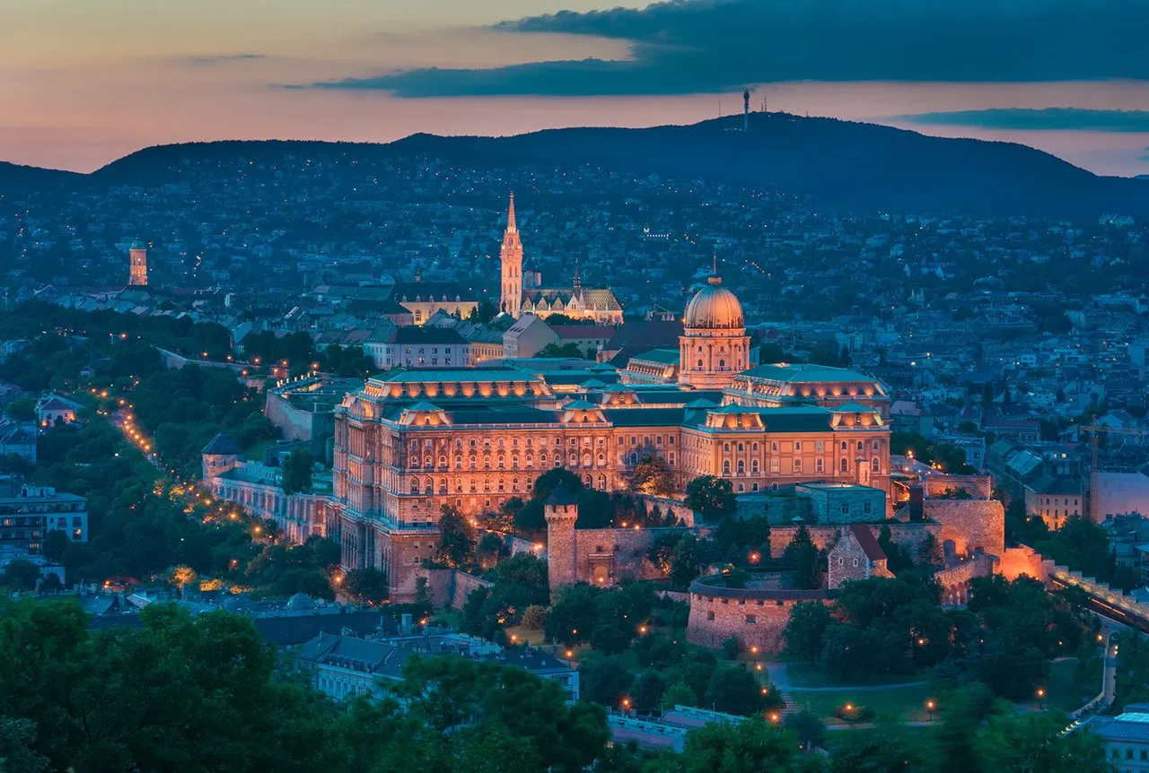 Buda Castle as seen from Gellert Hill