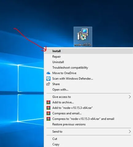 Install-NPM-and-Nodejs-on-WIndows-10-8-7