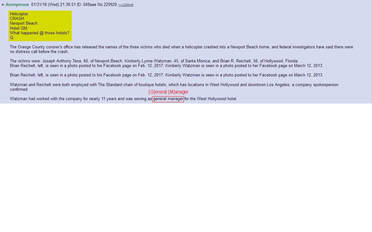 Qanon regarding standard hotel helicopter crash in jan 2018 and new Q post 4 20 2018.png