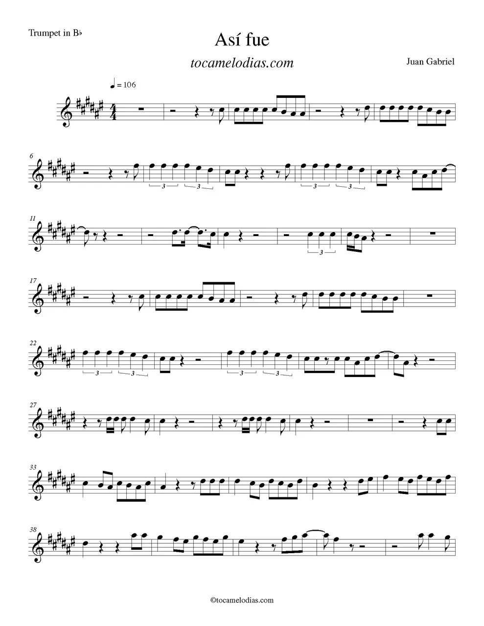 asi fue - juan gabrielx - Trumpet in Bb_Página_1.png