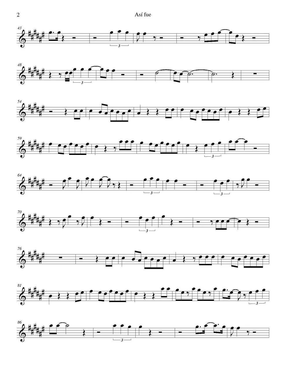asi fue - juan gabrielx - Trumpet in Bb_Página_2.png