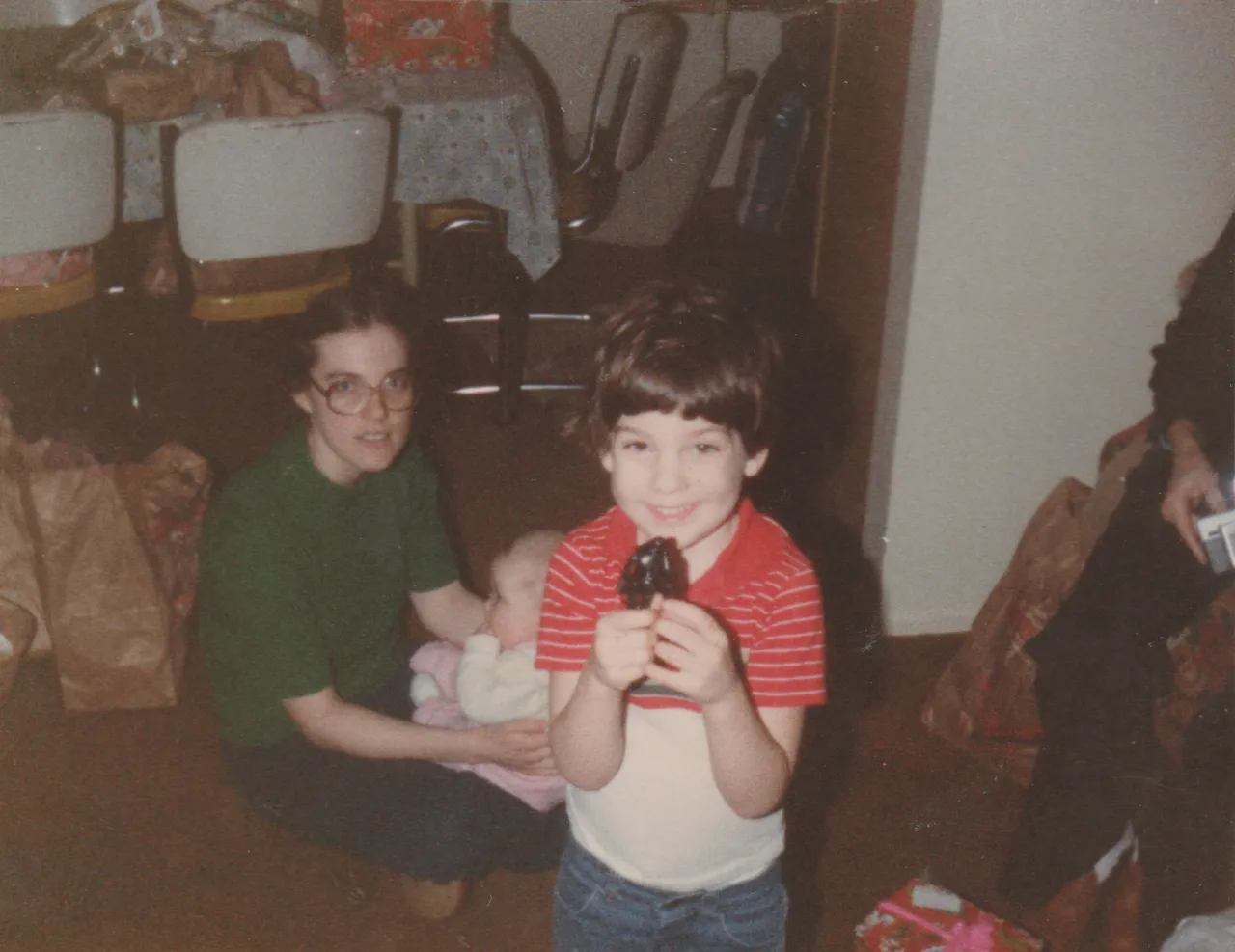 1980 maybe - Marilyn, Katie, Nathan, another person's legs.png