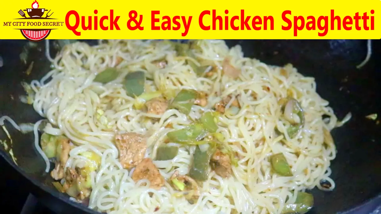 Quick and Easy Chicken Spaghetti by My City Food Secrets.jpg