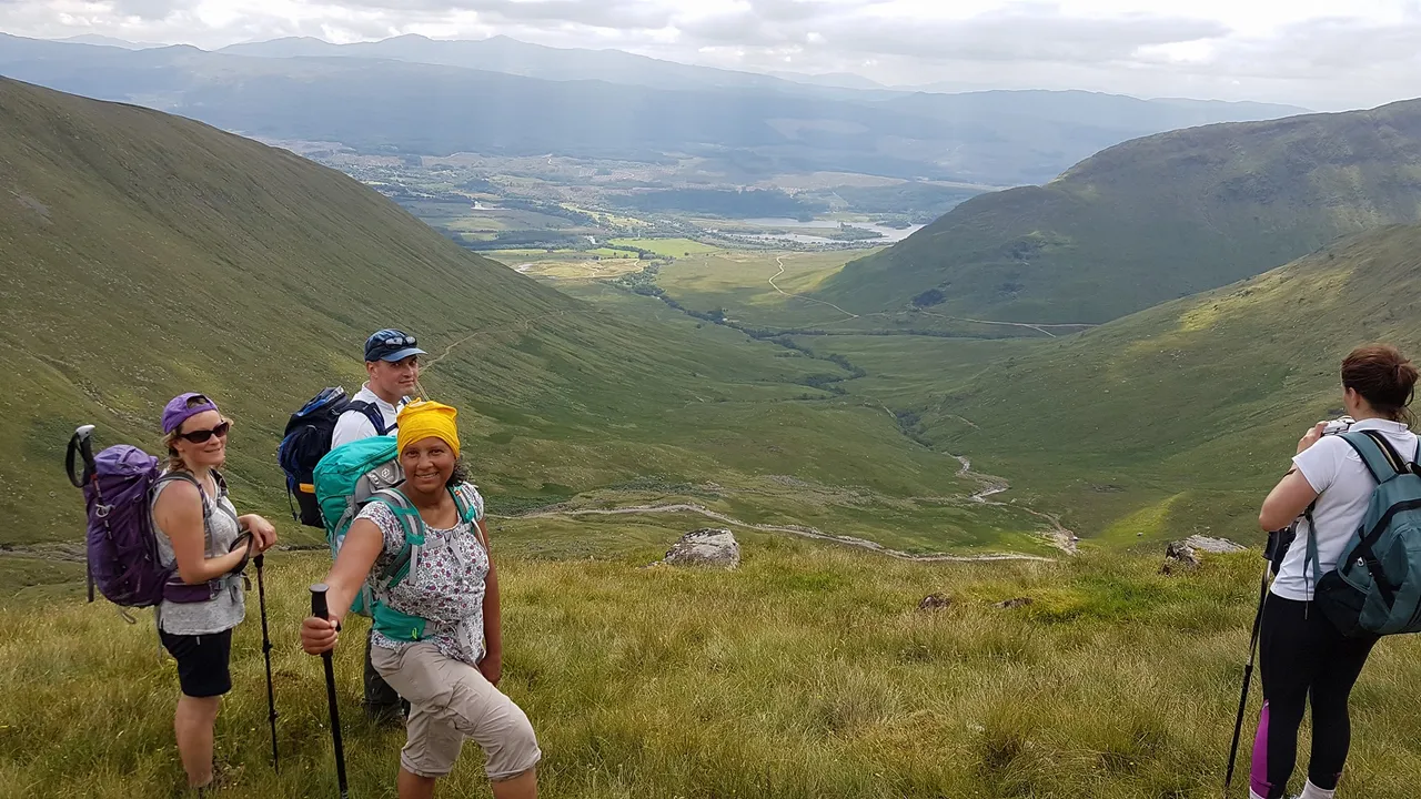 Me, Sheena, David and Eloise on the way up by Lou.jpg