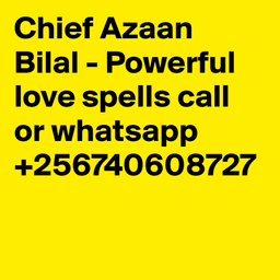 chief Azaan Bilal