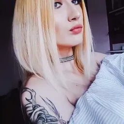 C. Blonde avatar